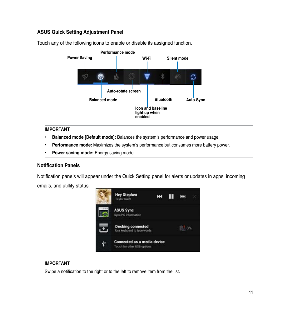 Asus PadFone 2 User Manual | Page 41 / 71