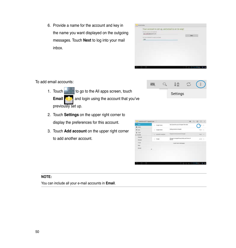 Asus PadFone 2 User Manual | Page 50 / 71