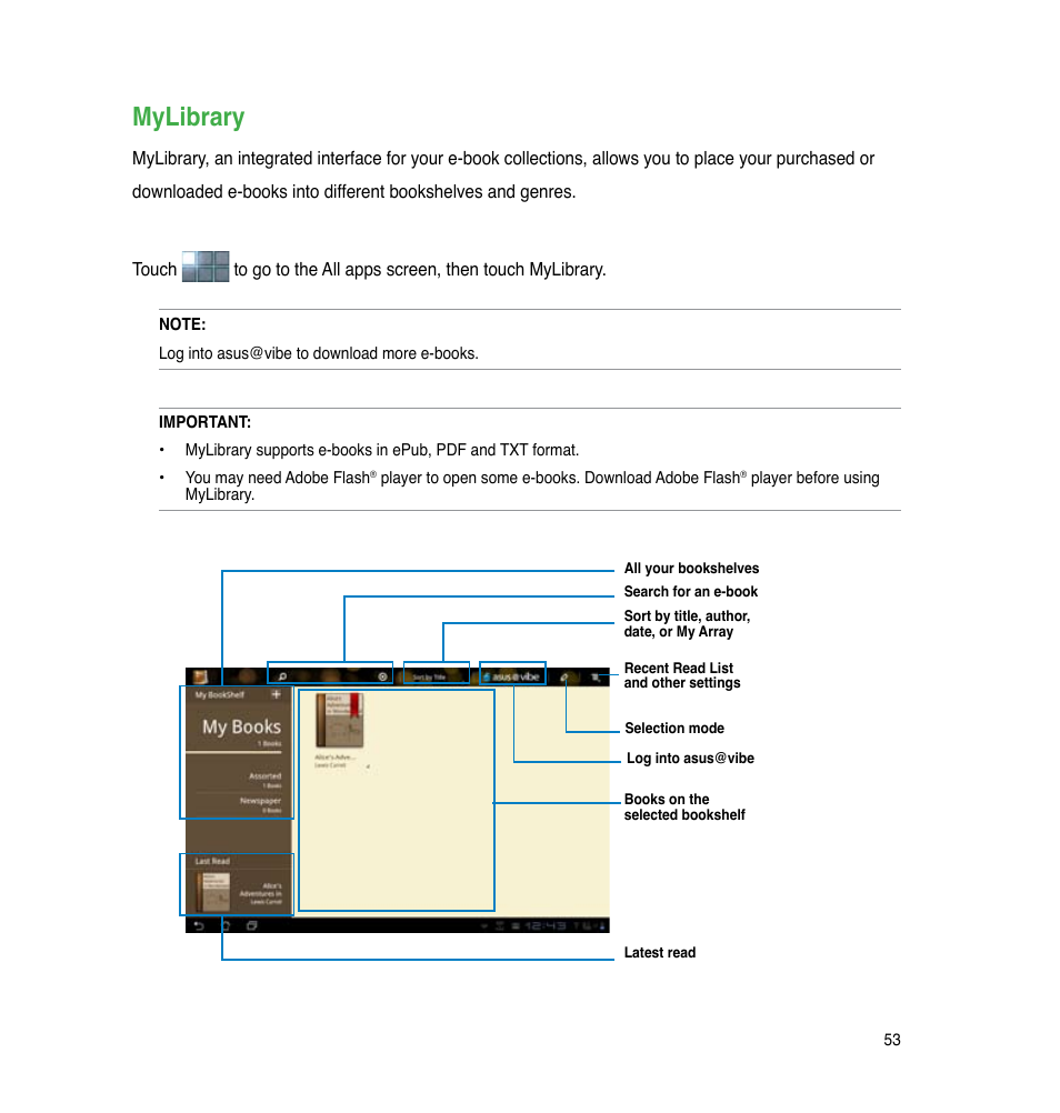 Mylibrary | Asus PadFone 2 User Manual | Page 53 / 71