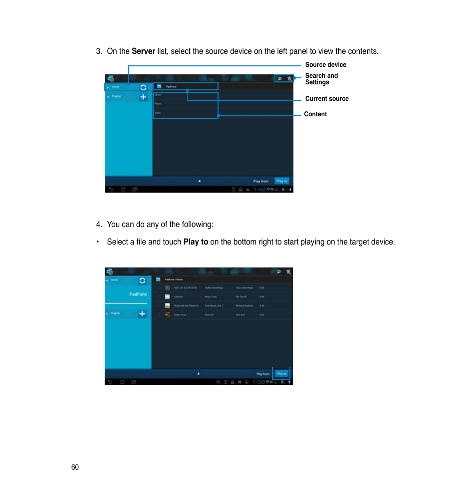 Asus PadFone 2 User Manual | Page 60 / 71