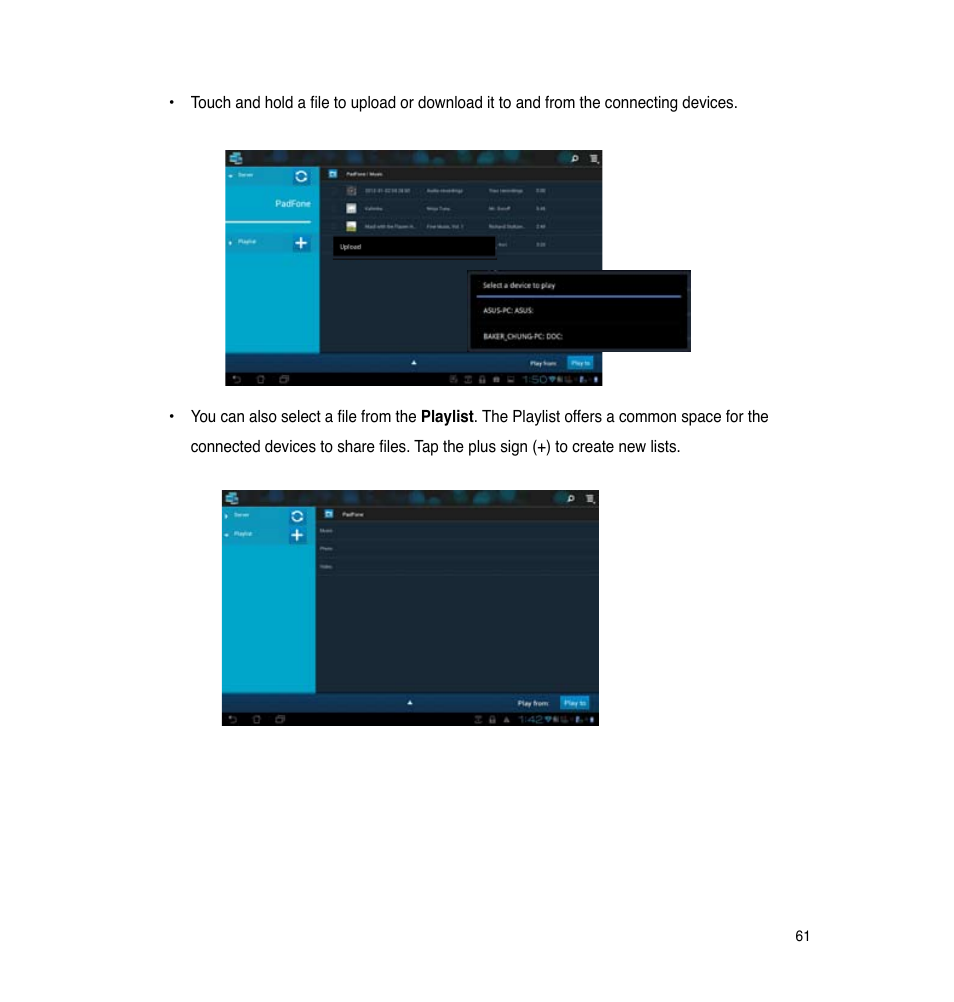 Asus PadFone 2 User Manual | Page 61 / 71