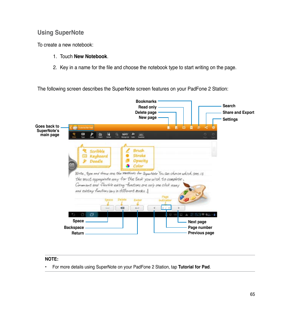 Asus PadFone 2 User Manual | Page 65 / 71