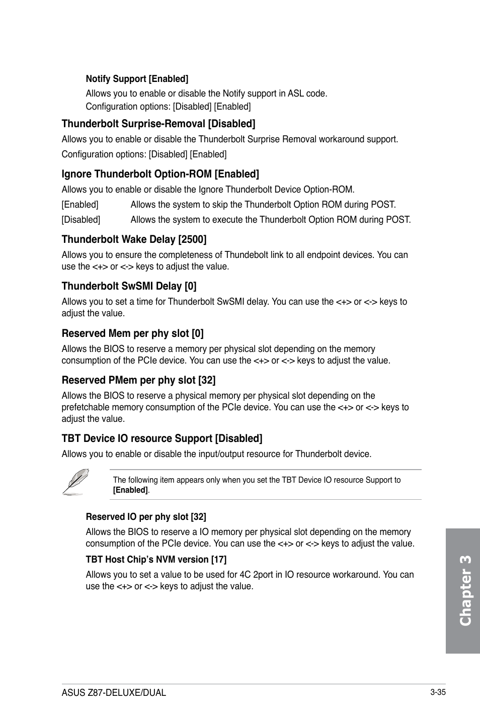 Chapter 3 | Asus Z87-DELUXE/DUAL User Manual | Page 111 / 168