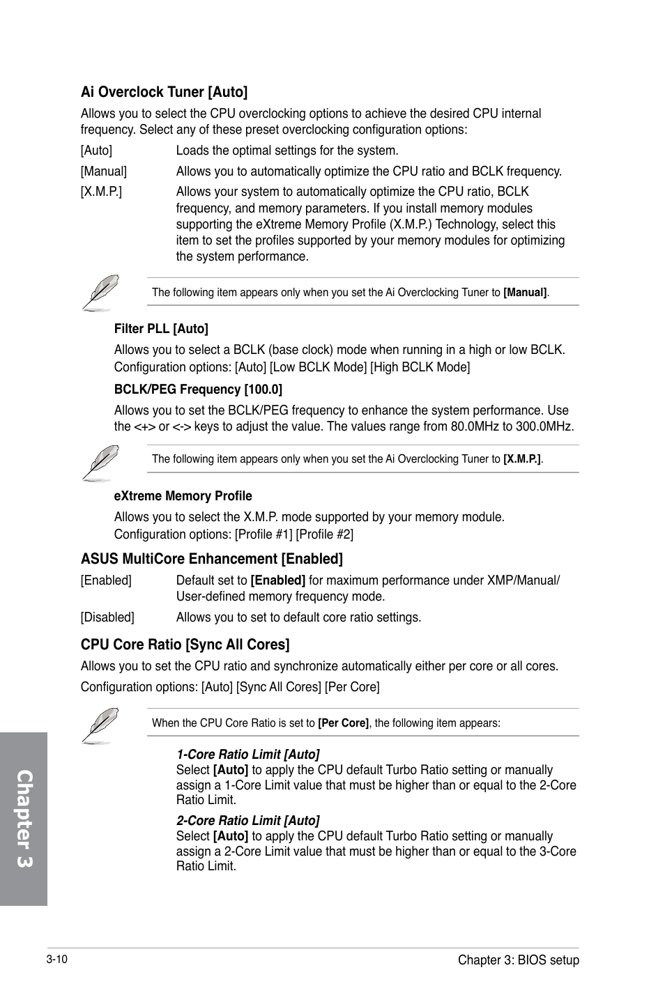 Chapter 3 | Asus Z87-DELUXE/DUAL User Manual | Page 86 / 168