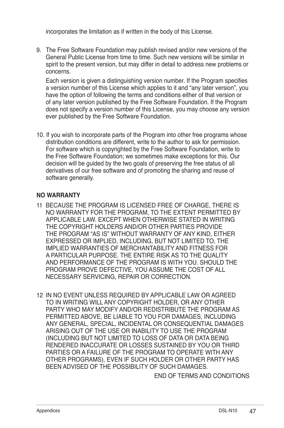 Asus DSL-N10 User Manual | Page 47 / 52