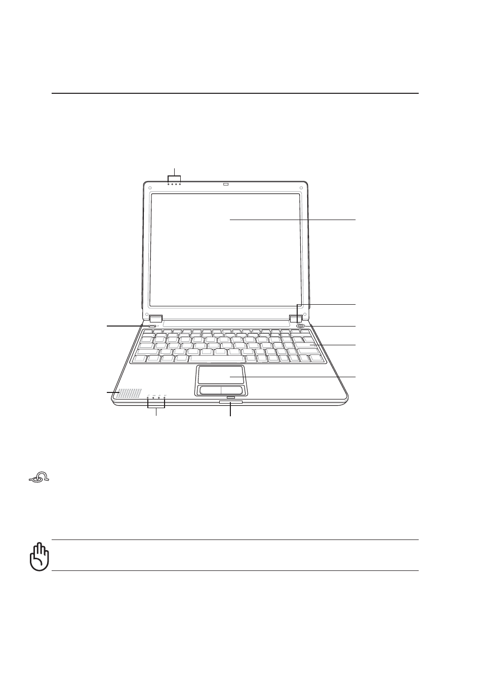 Top side | Asus S5N User Manual | Page 16 / 84