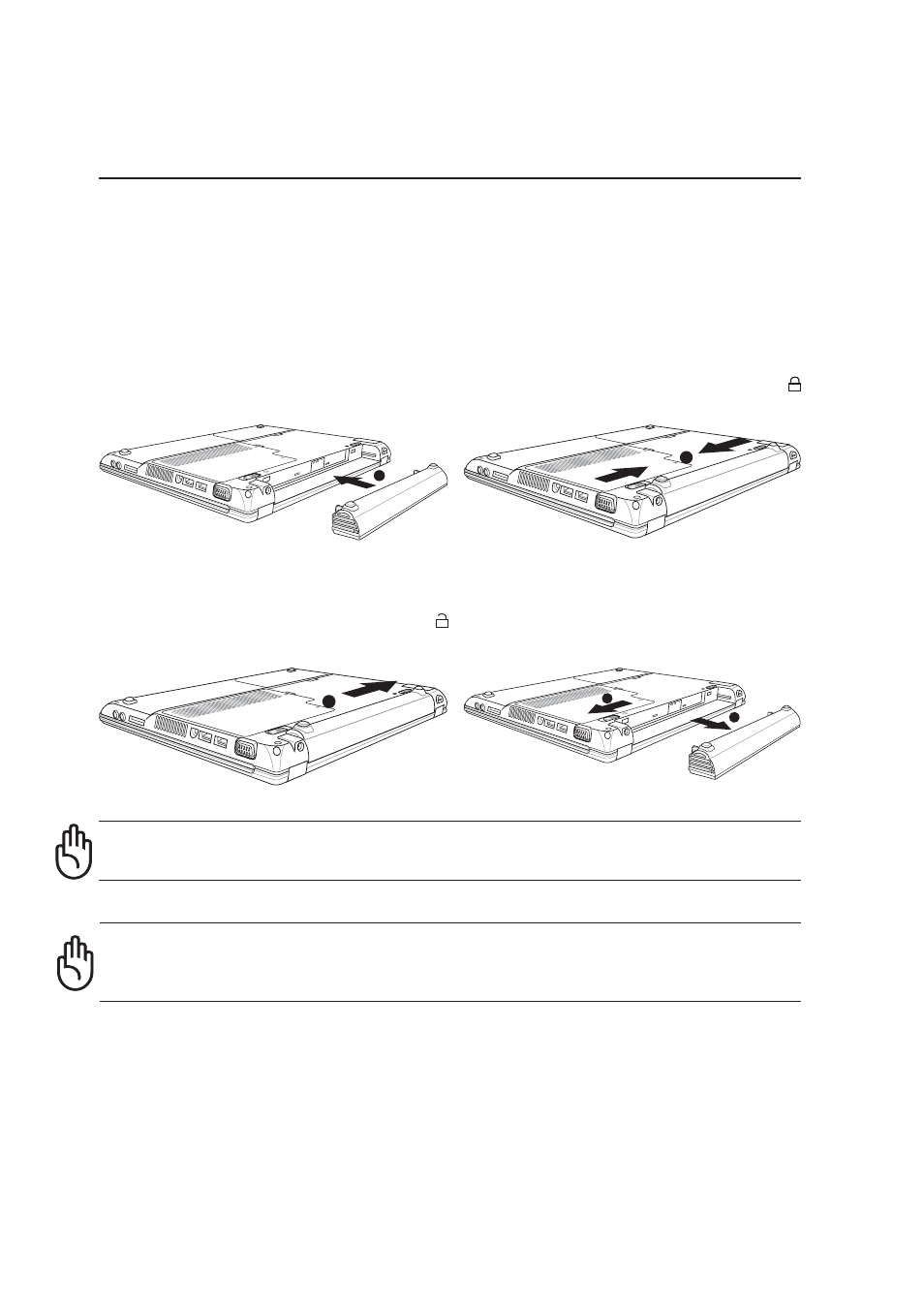 Using the battery pack, Installing and removing the battery pack | Asus S5N User Manual | Page 26 / 84