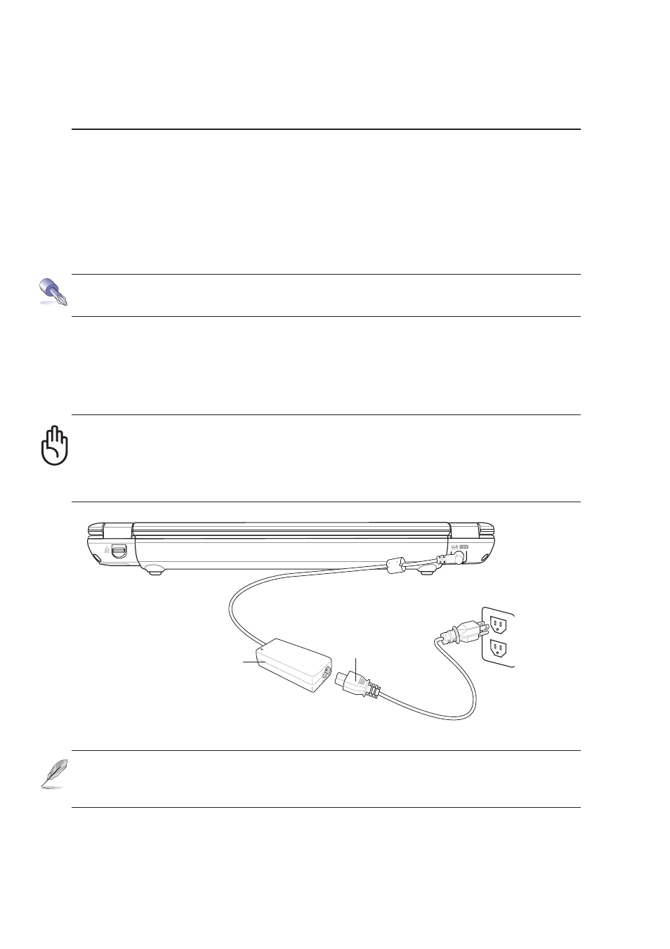 Power connection | Asus S5N User Manual | Page 28 / 84