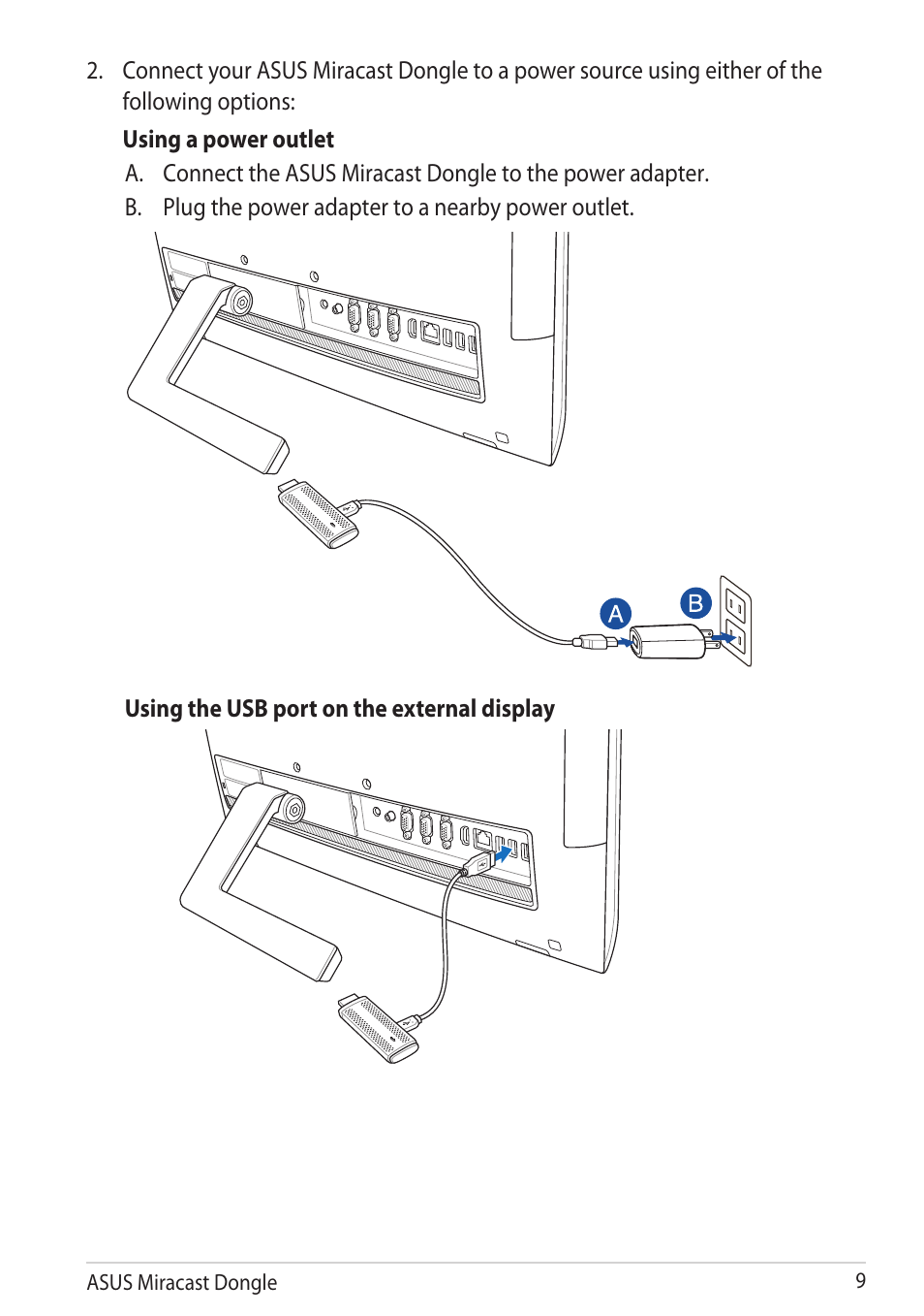 Asus Miracast Dongle User Manual | Page 9 / 22