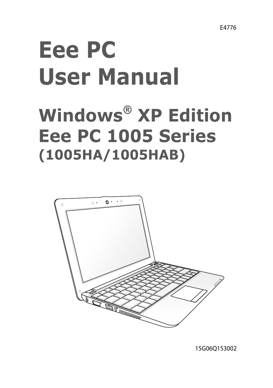 Asus Eee PC 1005HAB User Manual | 60 pages