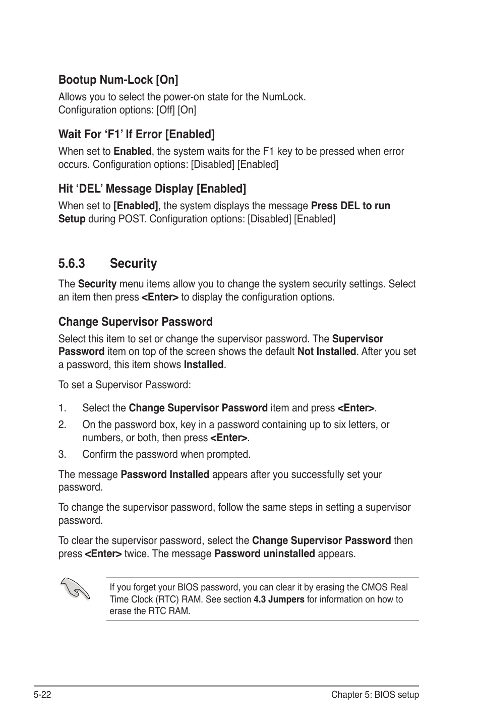 3 security, Security -22, Security | Asus G1-P7P55E User Manual | Page 71 / 75