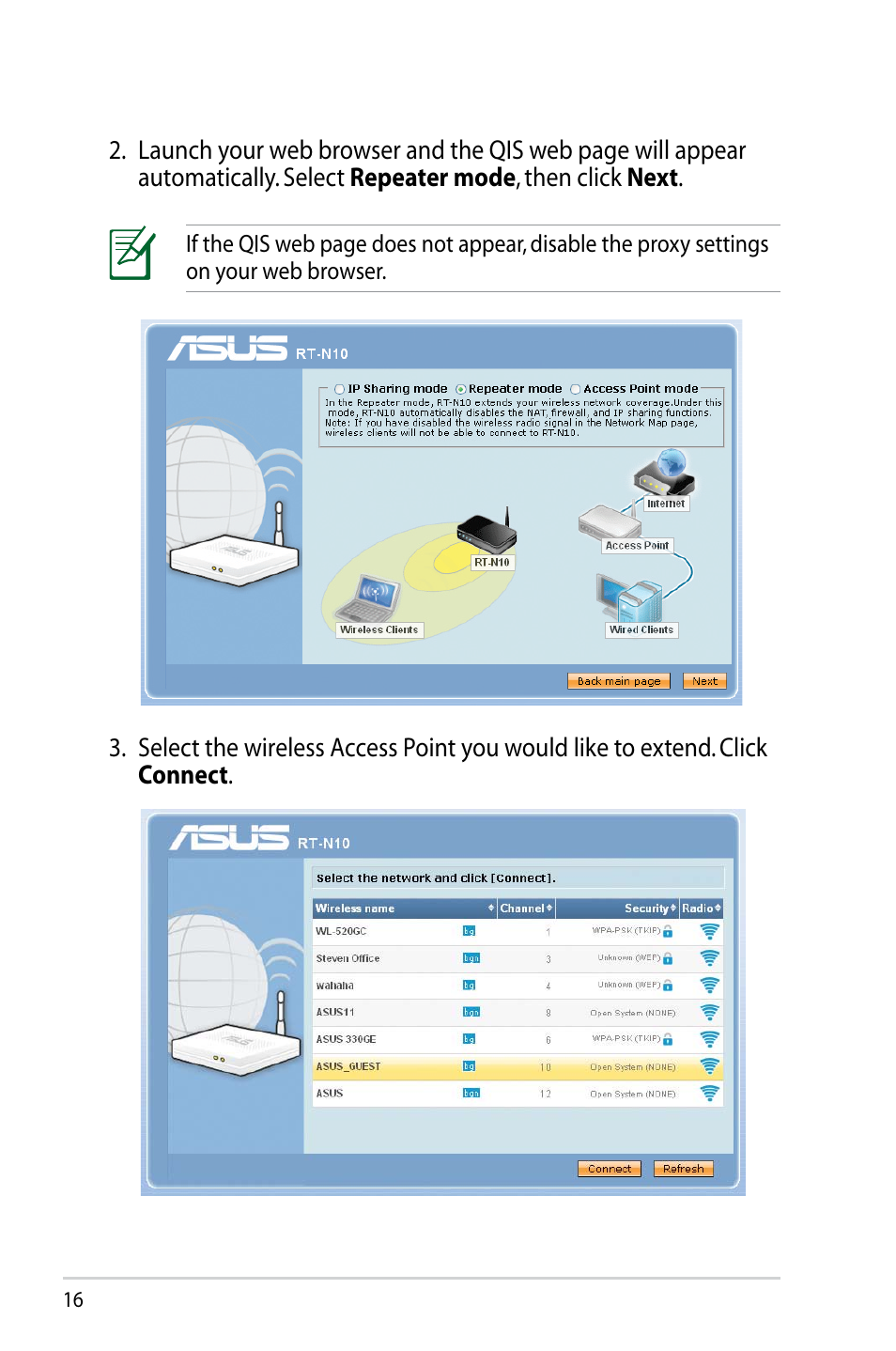 Asus RT-N10 (VER.D1) User Manual | Page 16 / 70