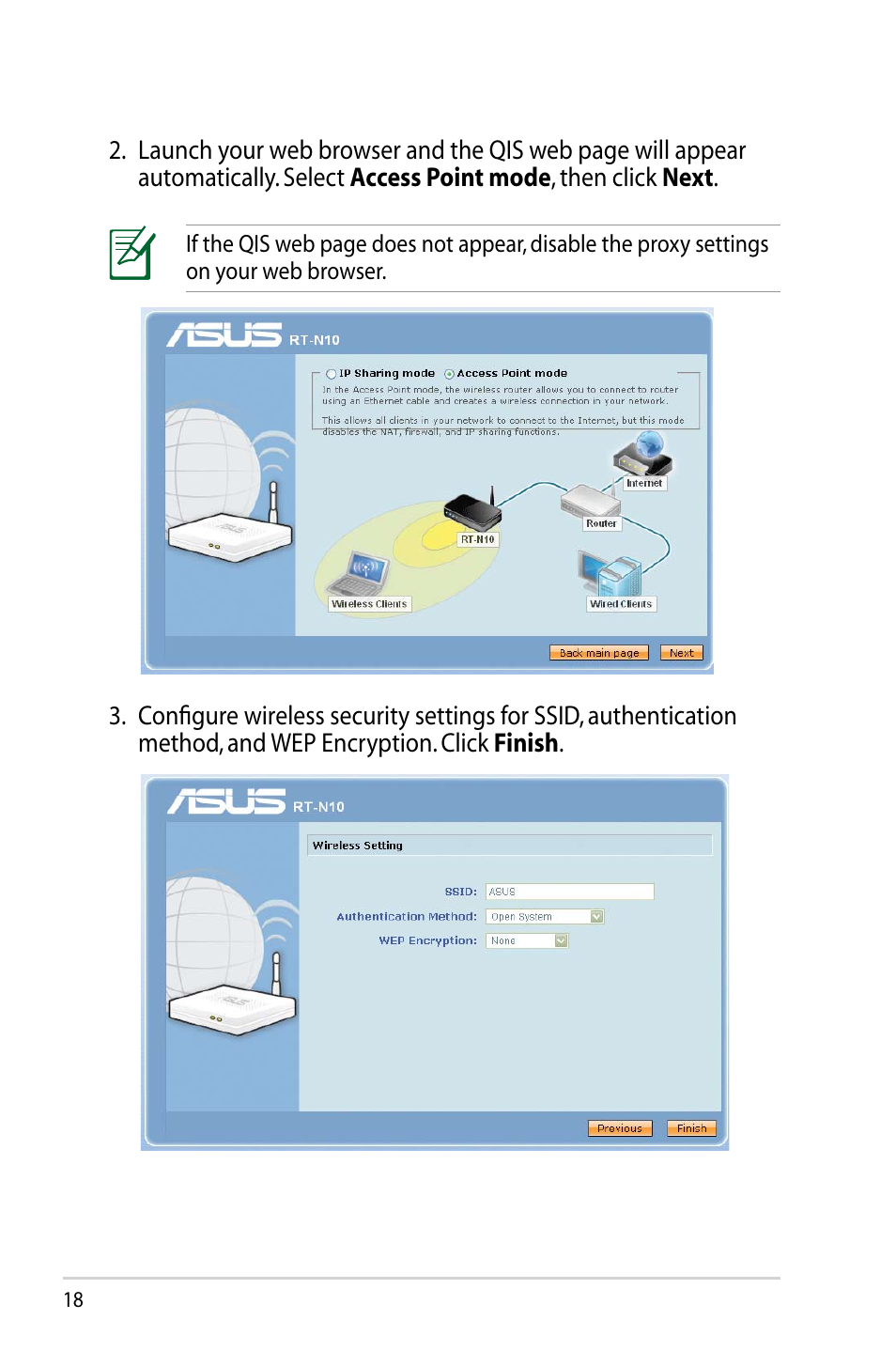 Asus RT-N10 (VER.D1) User Manual | Page 18 / 70