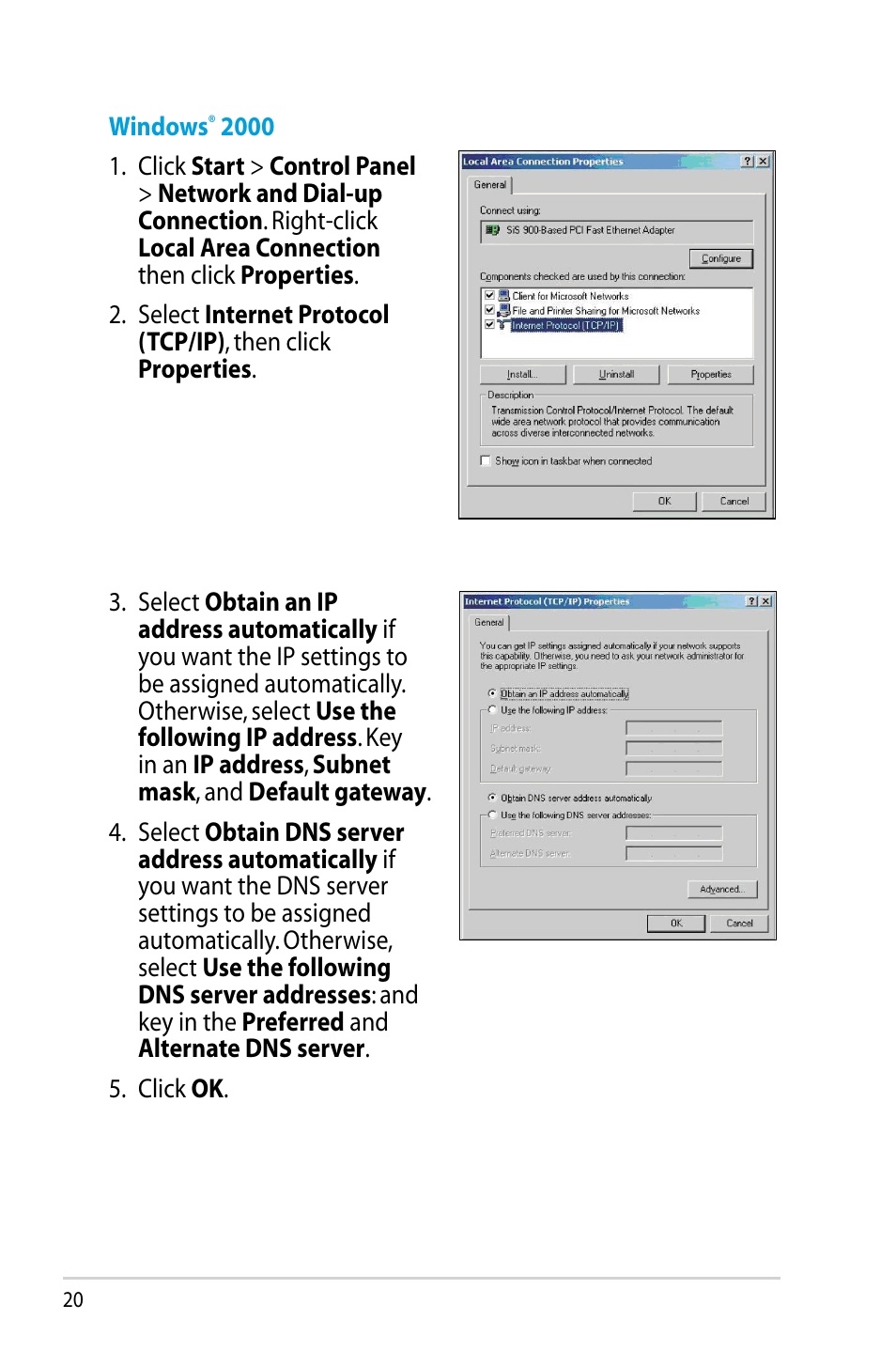 Asus RT-N10 (VER.D1) User Manual | Page 20 / 70