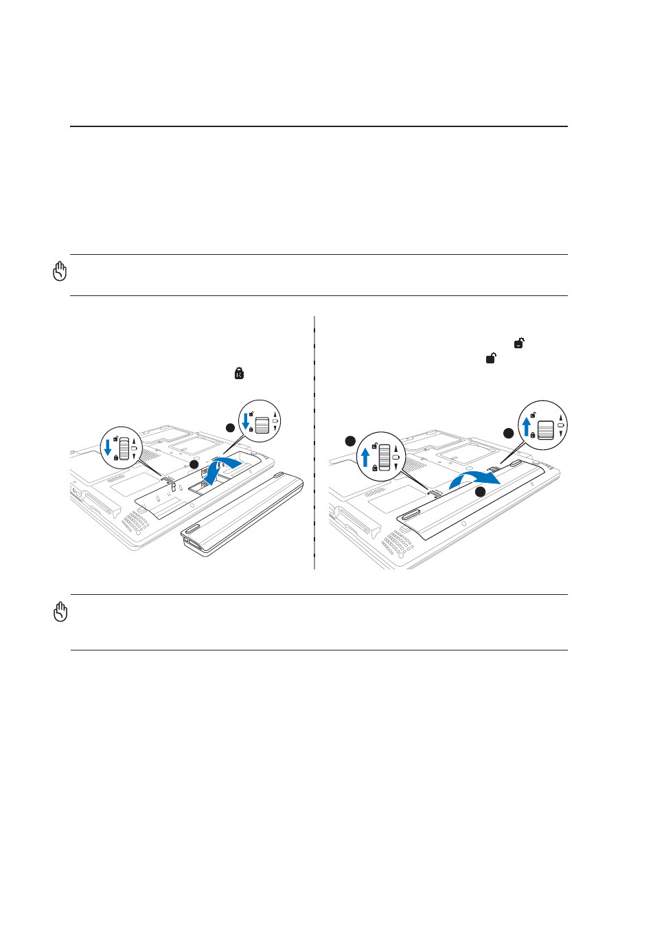 Using the battery pack, Installing and removing the battery pack | Asus Z92Ne User Manual | Page 26 / 76