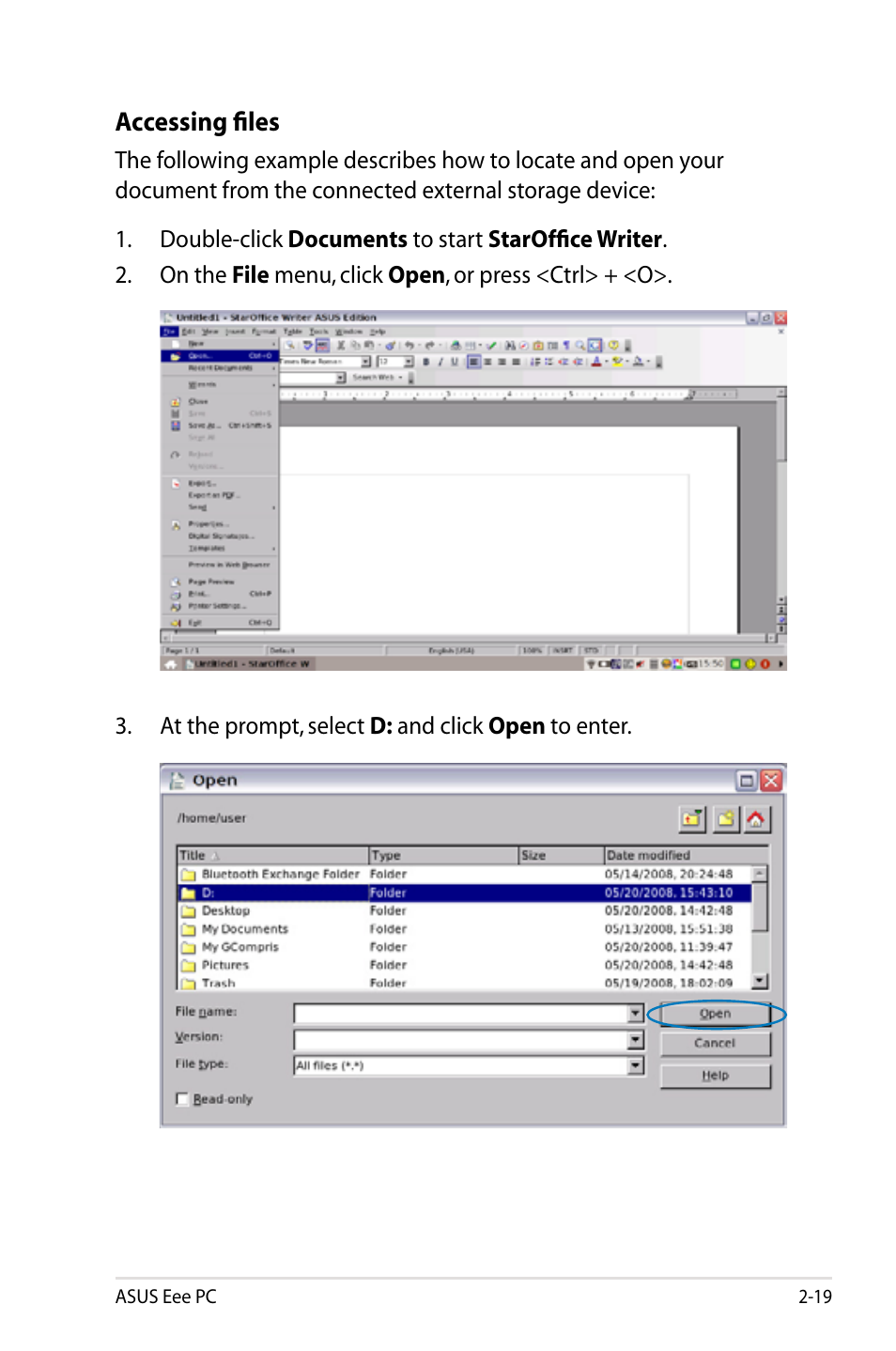 Asus Eee PC S101/Linux User Manual | Page 29 / 90