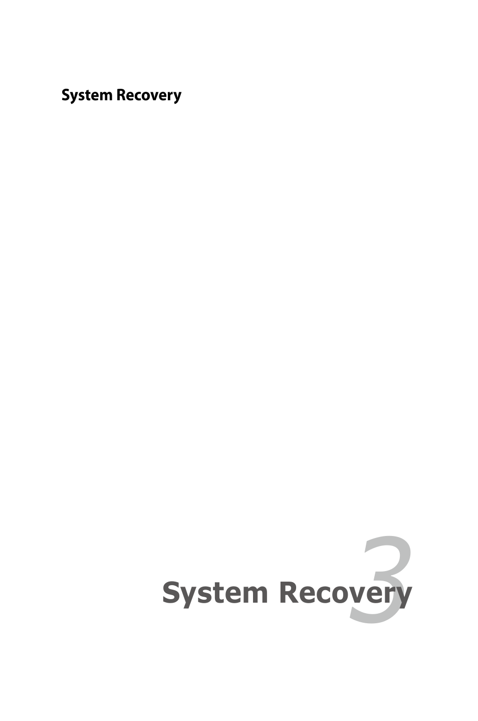 System recovery | Asus Eee PC S101/Linux User Manual | Page 61 / 90