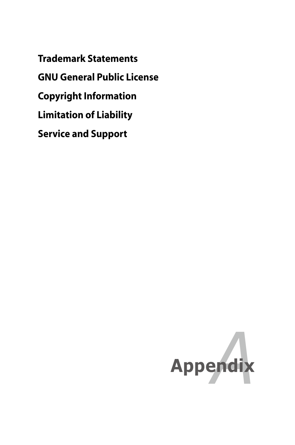Appendix | Asus Eee PC S101/Linux User Manual | Page 75 / 90