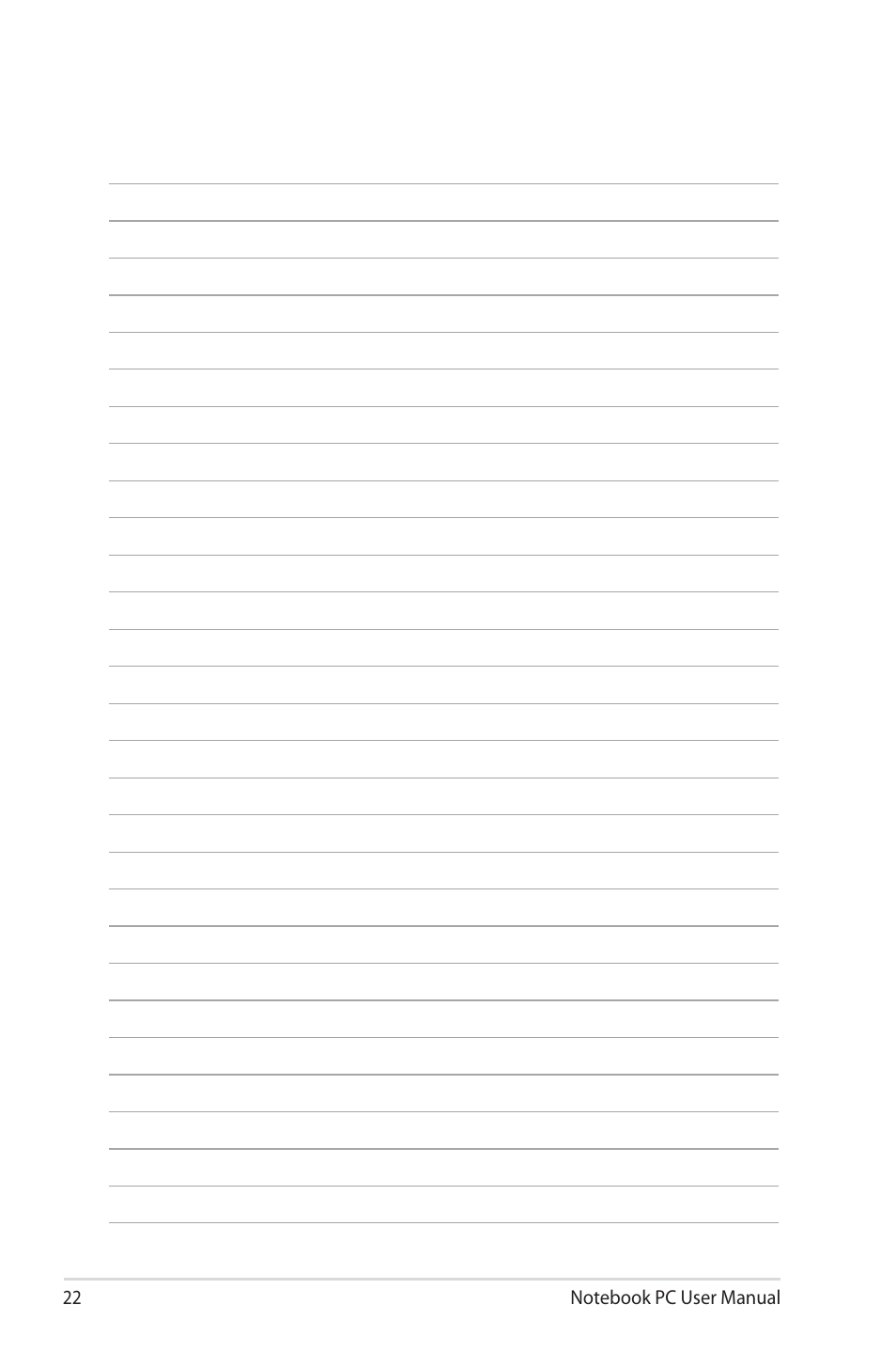 Asus U30Jc User Manual | Page 22 / 104