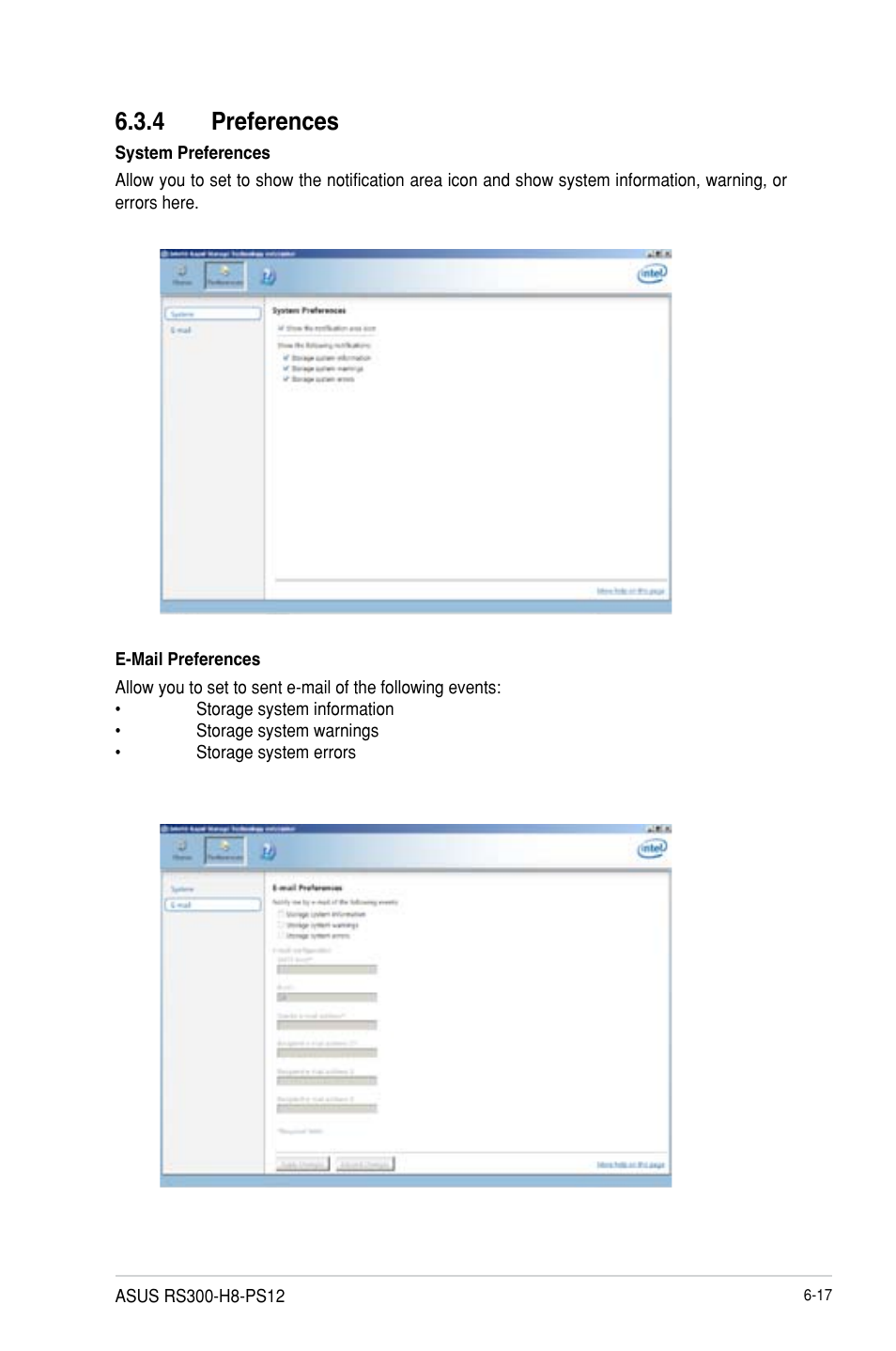 4 preferences, Preferences -17 | Asus RS300-H8-PS12 User Manual | Page 127 / 192