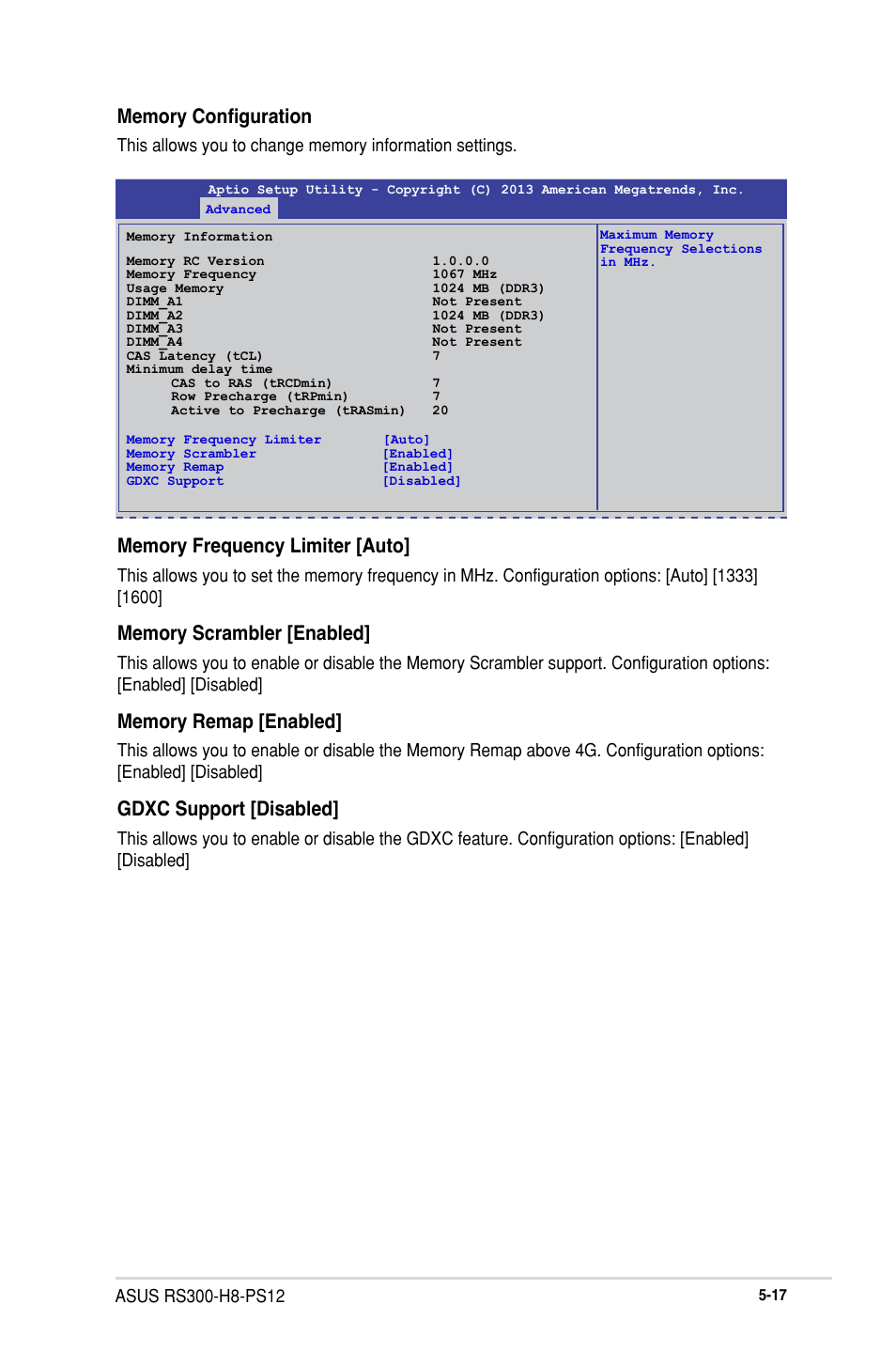 Gdxc support [disabled | Asus RS300-H8-PS12 User Manual | Page 89 / 192