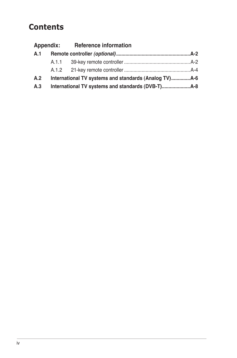 Asus My Cinema-U3000Mini User Manual | Page 4 / 42