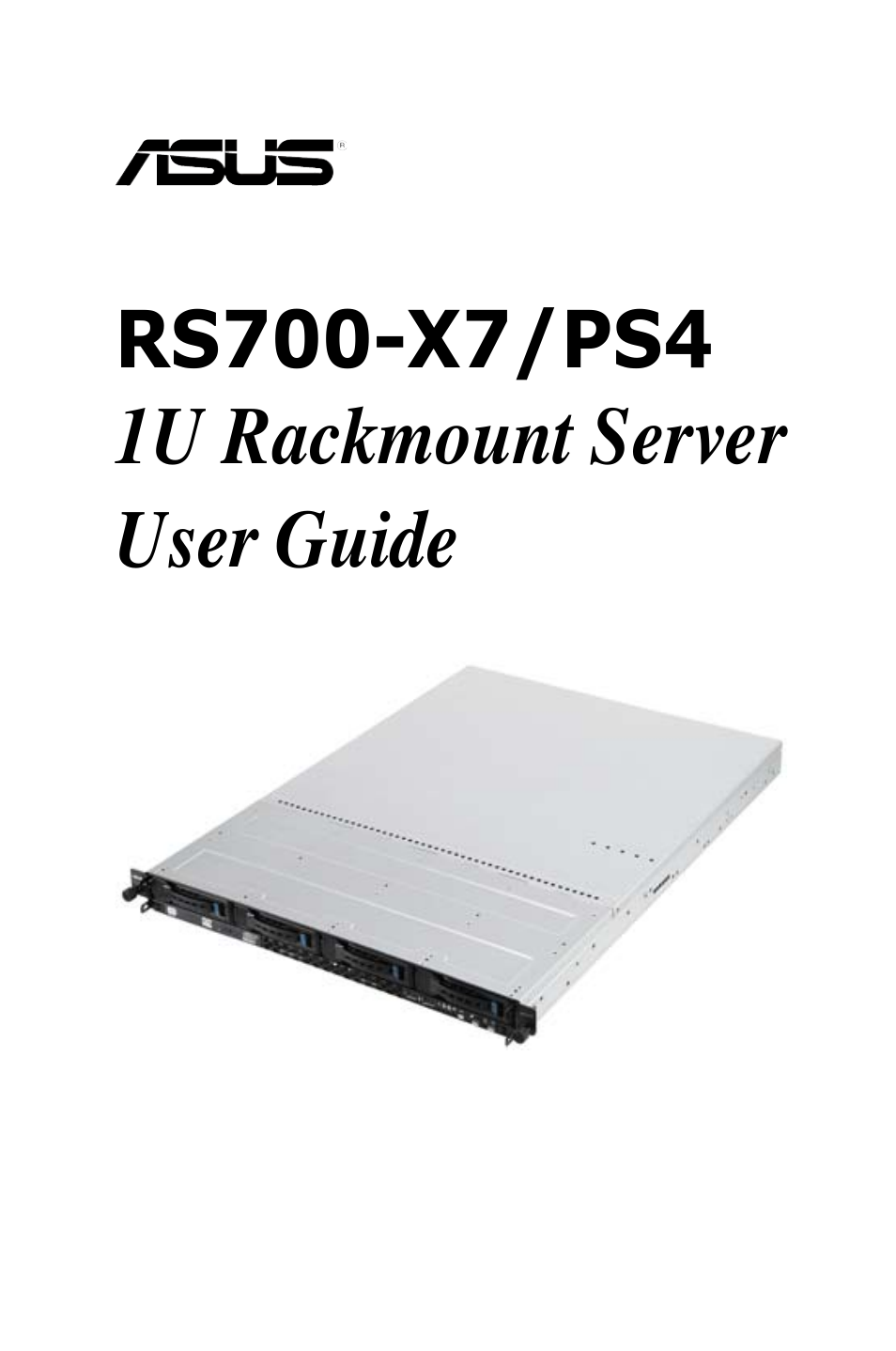 Asus RS700-X7/PS4 User Manual | 182 pages