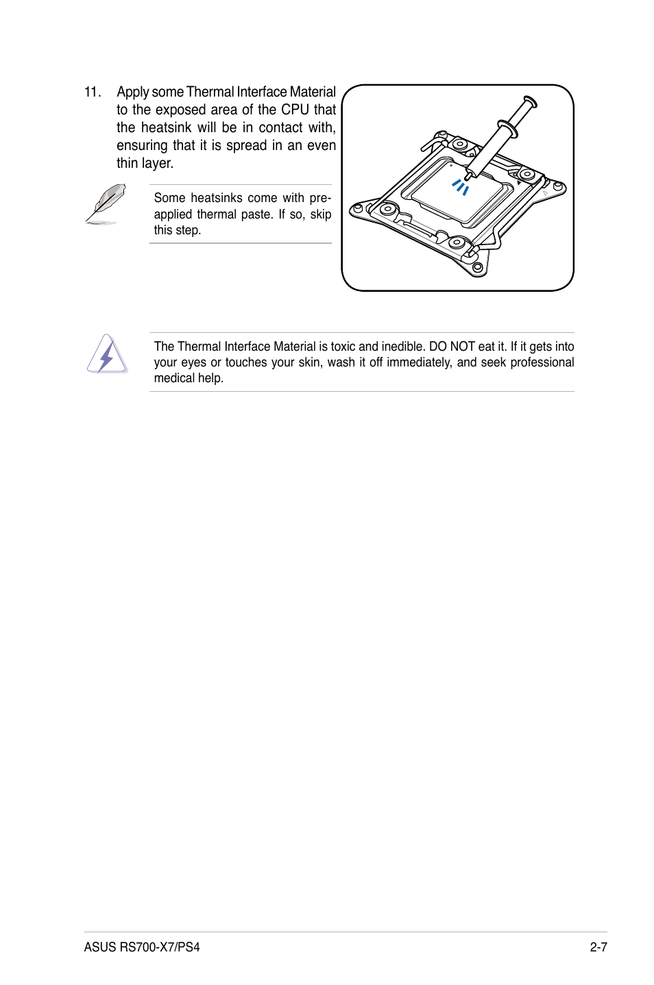 Asus RS700-X7/PS4 User Manual | Page 25 / 182