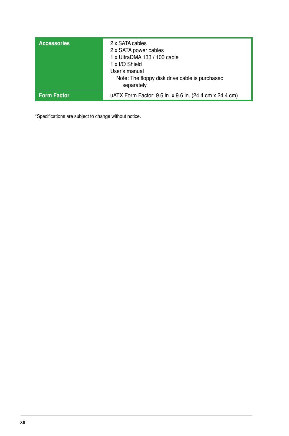 Asus M2N68-VM User Manual | Page 12 / 94