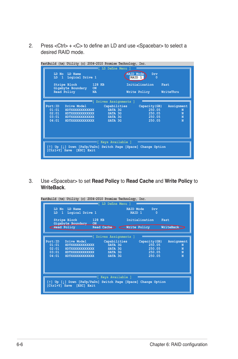 6 chapter 6: raid configuration | Asus RS704DA-E6/PS4 User Manual | Page 114 / 152