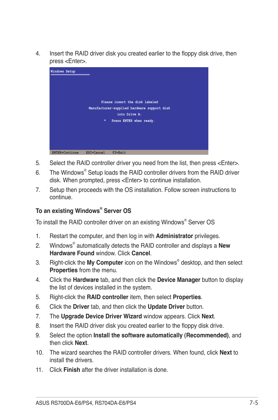 Asus RS704DA-E6/PS4 User Manual | Page 127 / 152