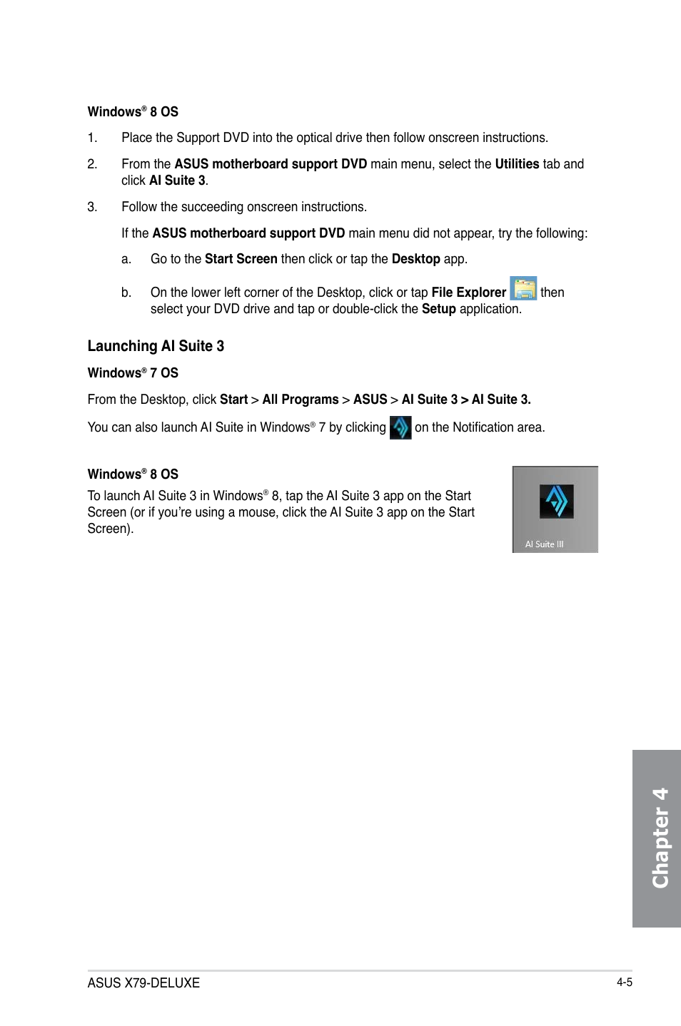 Chapter 4 | Asus X79-DELUXE User Manual | Page 133 / 194