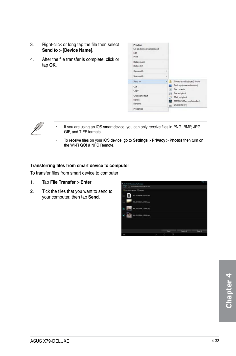 Chapter 4 | Asus X79-DELUXE User Manual | Page 161 / 194