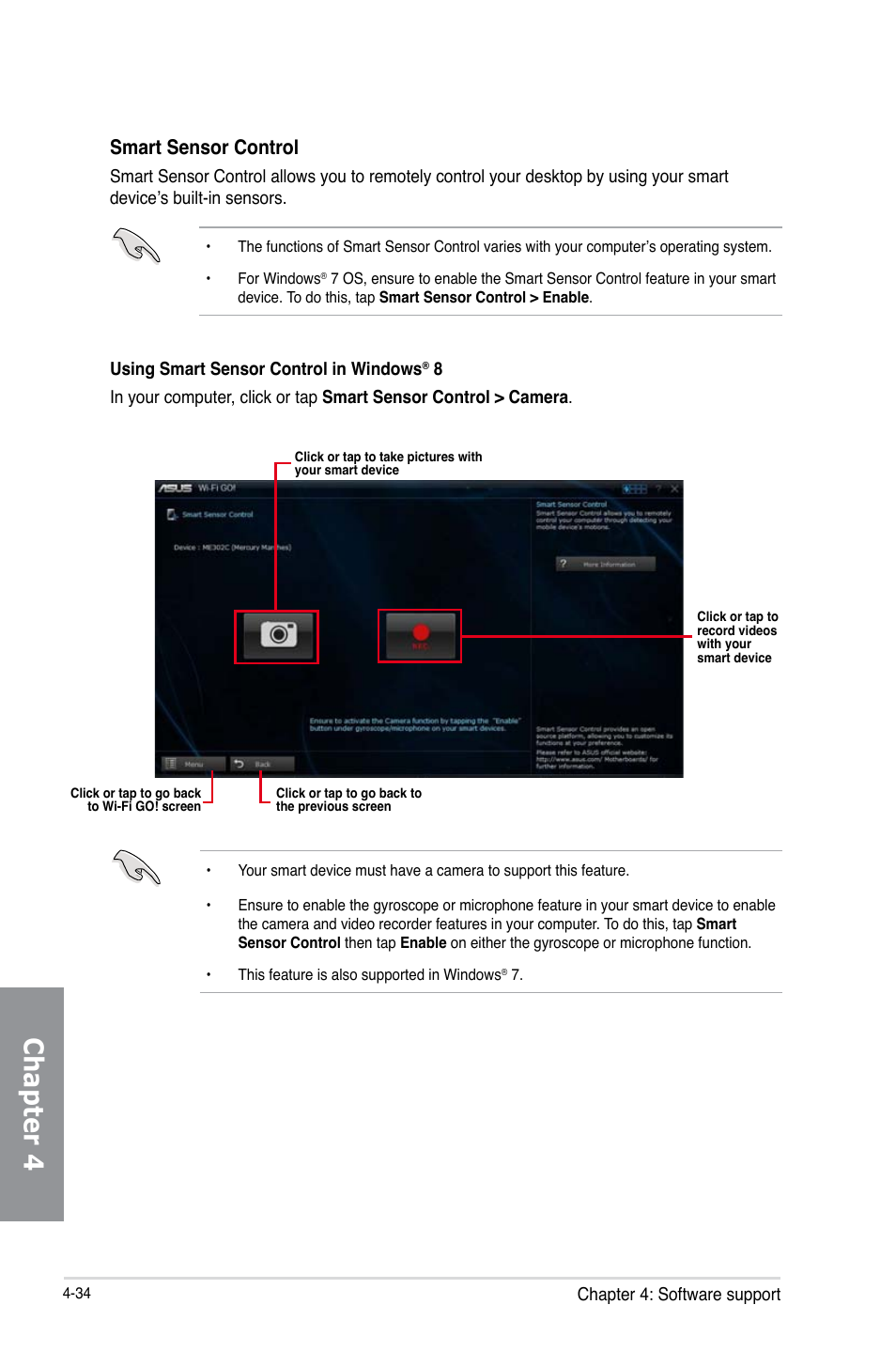 Chapter 4, Smart sensor control | Asus X79-DELUXE User Manual | Page 162 / 194