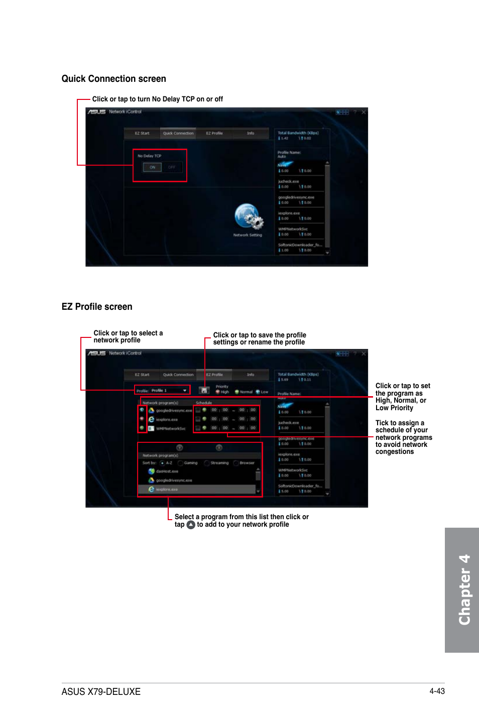 Chapter 4 | Asus X79-DELUXE User Manual | Page 171 / 194