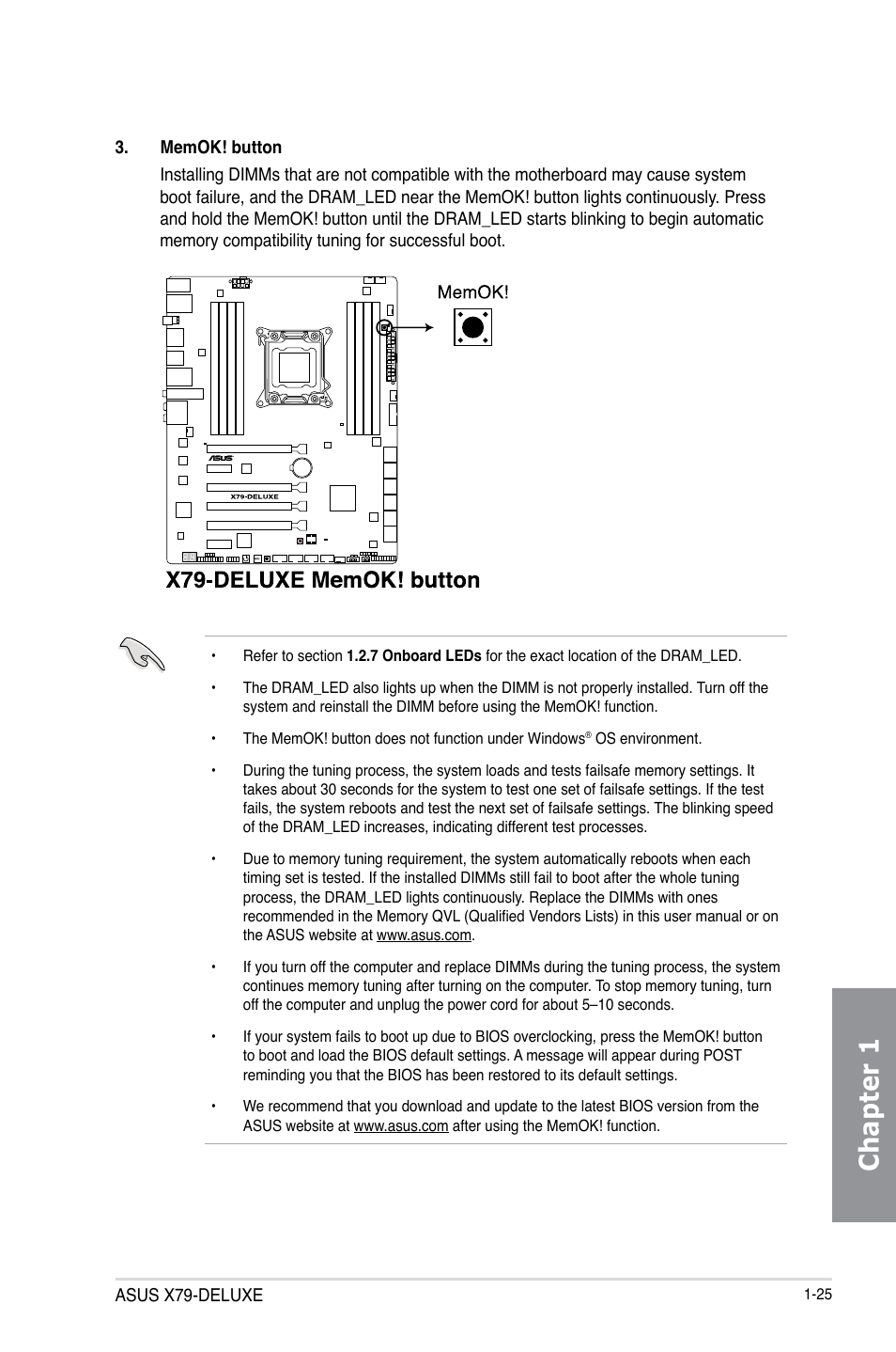 Chapter 1 | Asus X79-DELUXE User Manual | Page 39 / 194