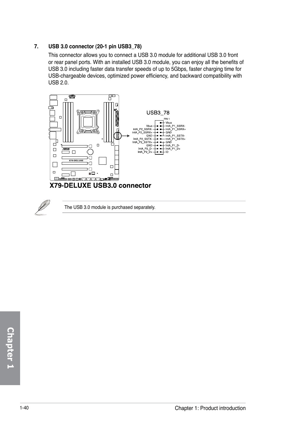 Chapter 1 | Asus X79-DELUXE User Manual | Page 54 / 194