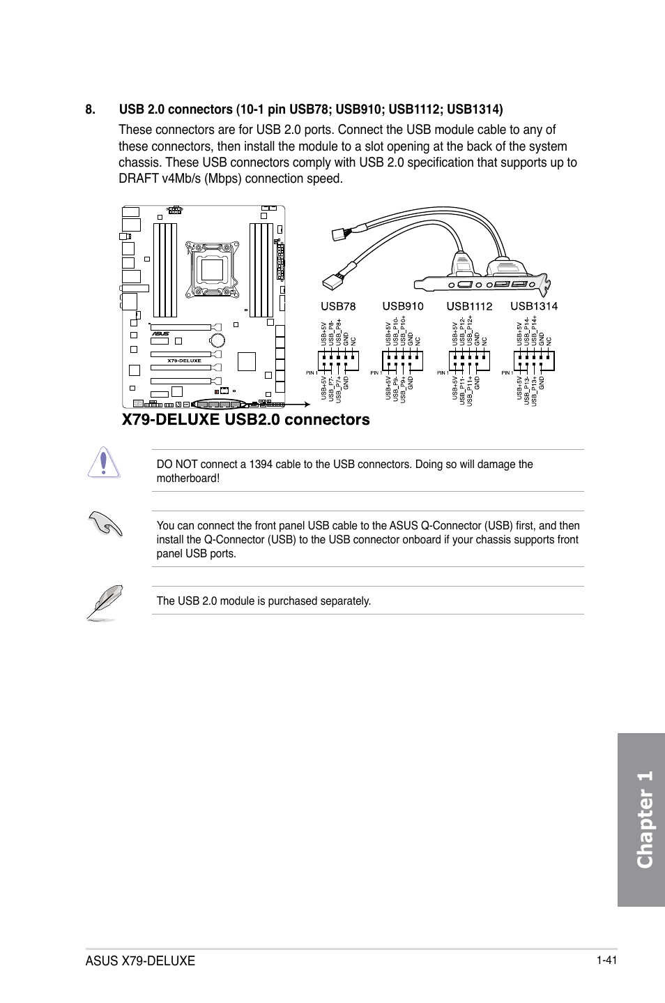 Chapter 1 | Asus X79-DELUXE User Manual | Page 55 / 194