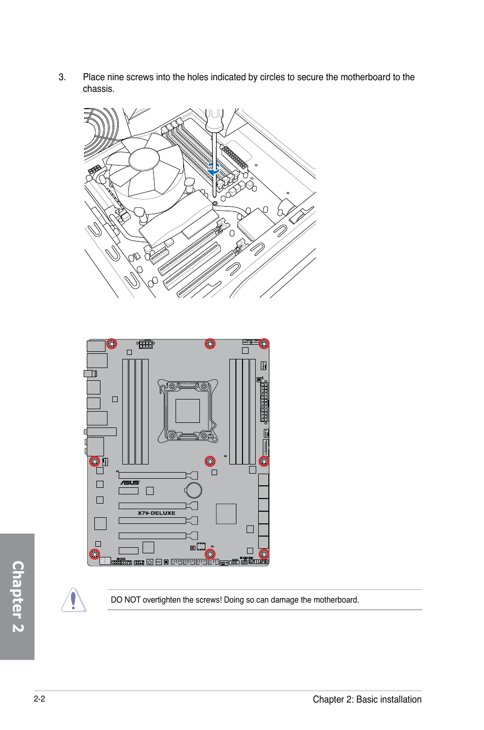 Chapter 2 | Asus X79-DELUXE User Manual | Page 62 / 194