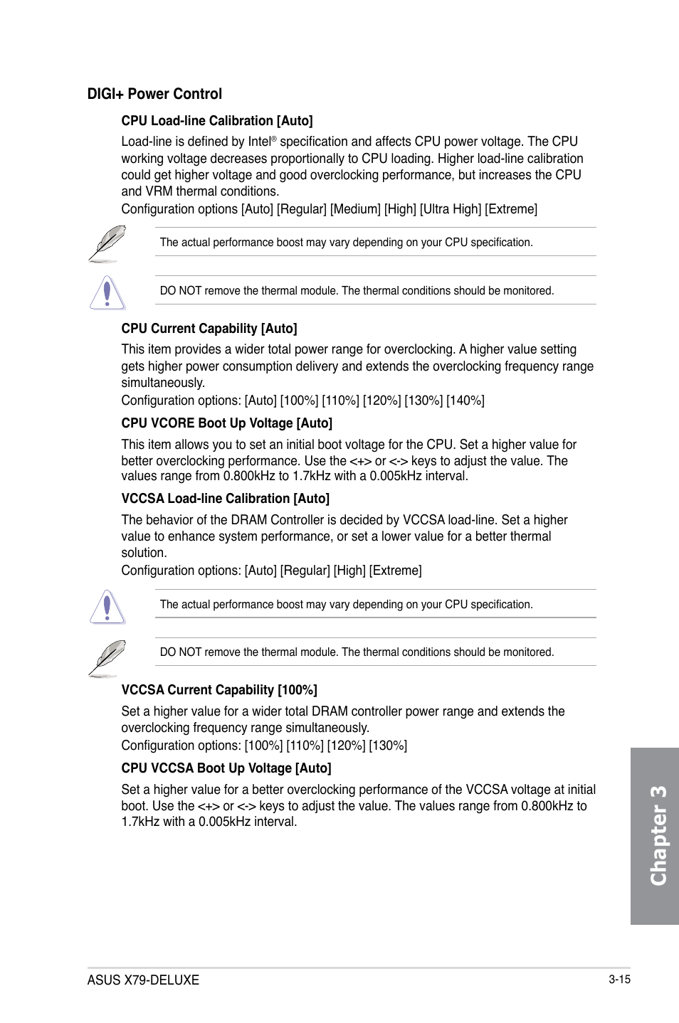 Chapter 3 | Asus X79-DELUXE User Manual | Page 93 / 194