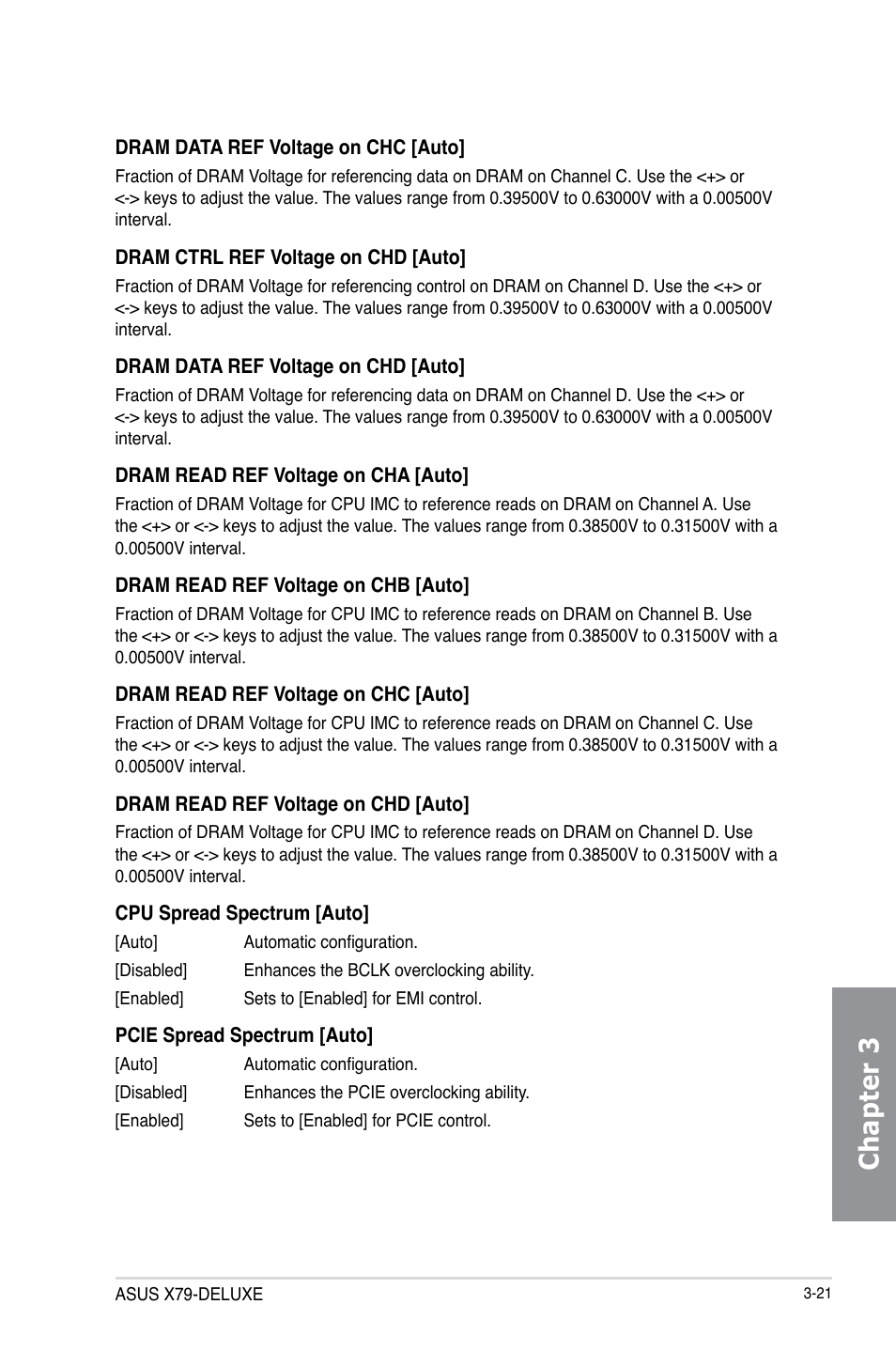 Chapter 3 | Asus X79-DELUXE User Manual | Page 99 / 194