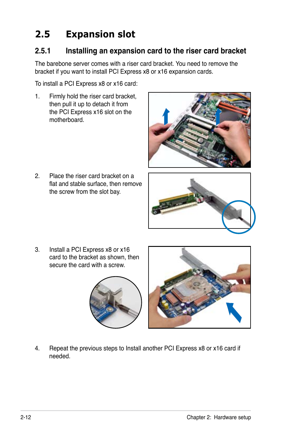5 expansion slot | Asus RS300-E7/RS4 User Manual | Page 30 / 150