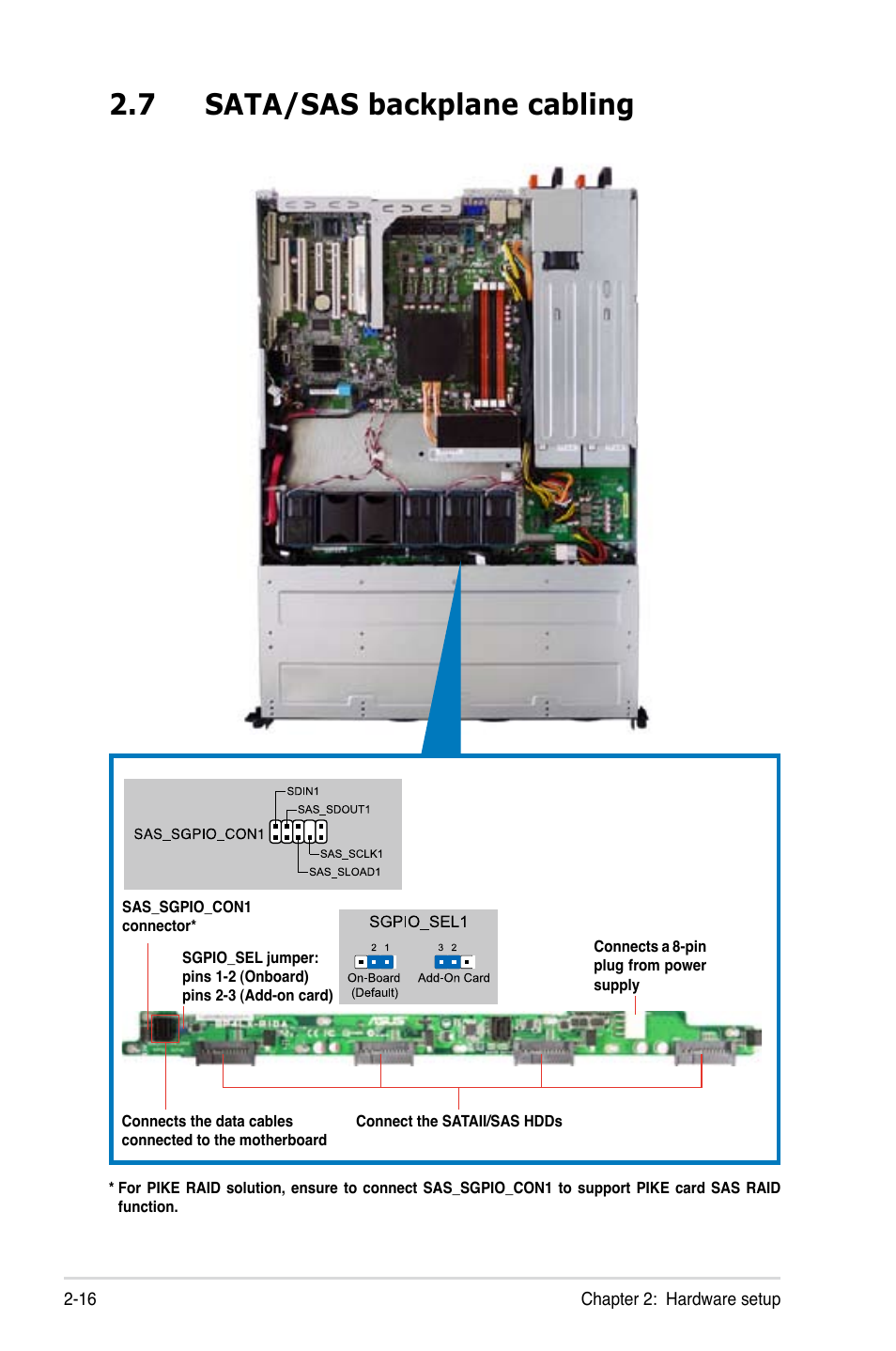 7 sata/sas backplane cabling | Asus RS300-E7/RS4 User Manual | Page 34 / 150