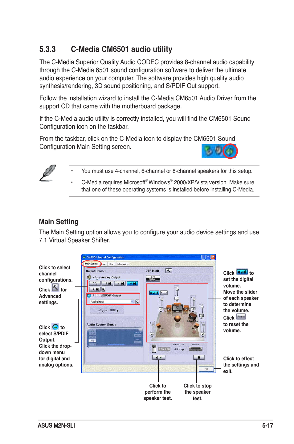 Main setting | Asus M2N-SLI User Manual | Page 125 / 146