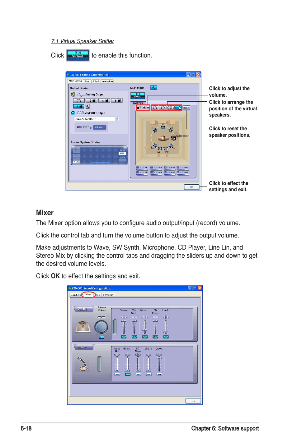 Mixer | Asus M2N-SLI User Manual | Page 126 / 146