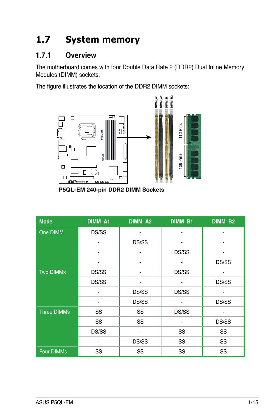 1 overview | Asus P5QL-EM User Manual | Page 27 / 112