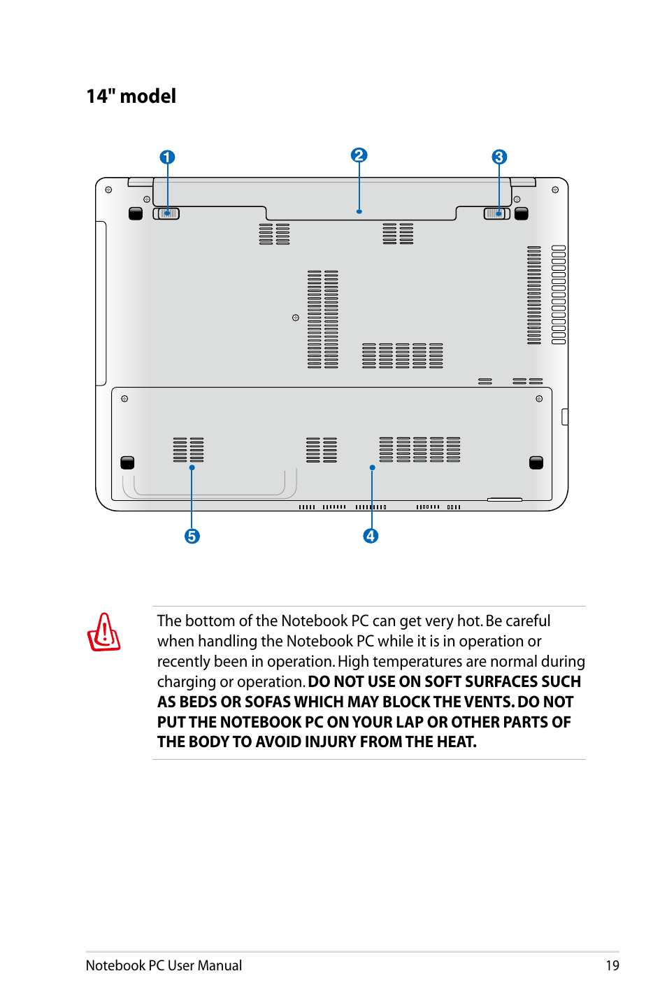 14" model | Asus U48CB User Manual | Page 19 / 120