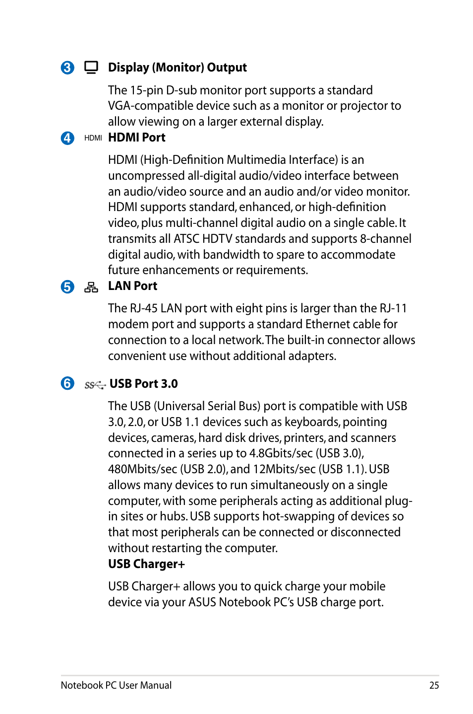 Asus U48CB User Manual | Page 25 / 120