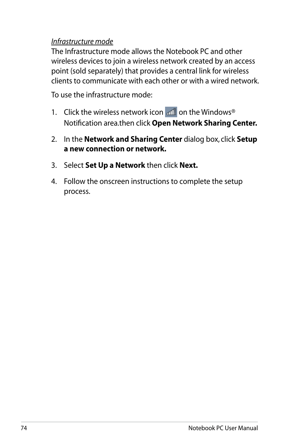 Asus U48CB User Manual | Page 74 / 120