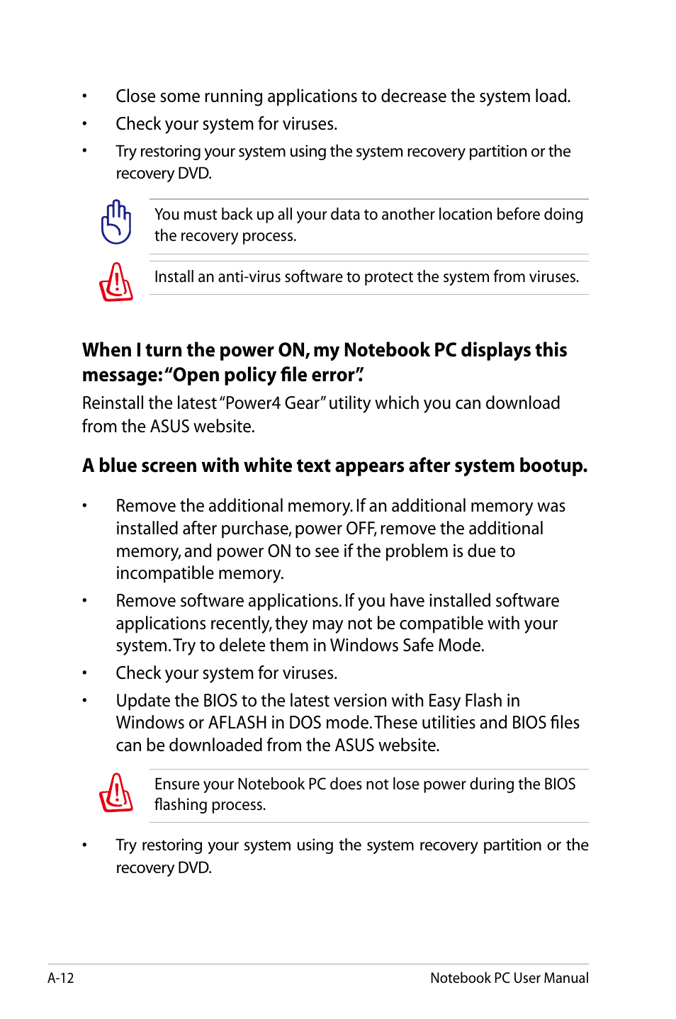 Asus U48CB User Manual | Page 90 / 120